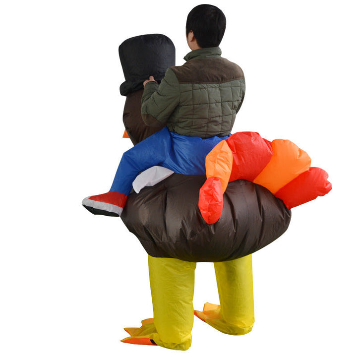 Alien gonflable avec UFO pour enfants – costume Halloween original et amusant