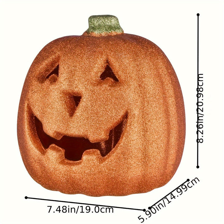 Calabaza Luminosa de Halloween – Decoración Iluminada para Interiores y Exteriores