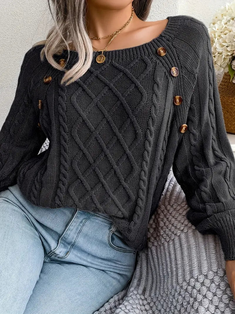 Aldara | Pull élégant pour femme, Polyvalent et confortable, Design raffiné pour une élégance au quotidien