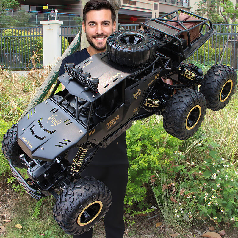 Camion RC TerraX 6 Rodas | Monster Truck 1:12 Todo-Terreno com 52 km/h