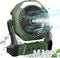 Ventilador de nebulização portátil, 8 polegadas, 10000mAh, bateria recarregável