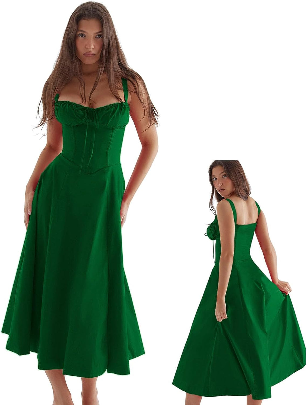 Brittney | Abito bustier con corsetto: eleganza casual e comfort estivo