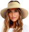 Pare-soleil femme Nicky avec protection UV | Design ouvert & large bord pour l'été & la plage