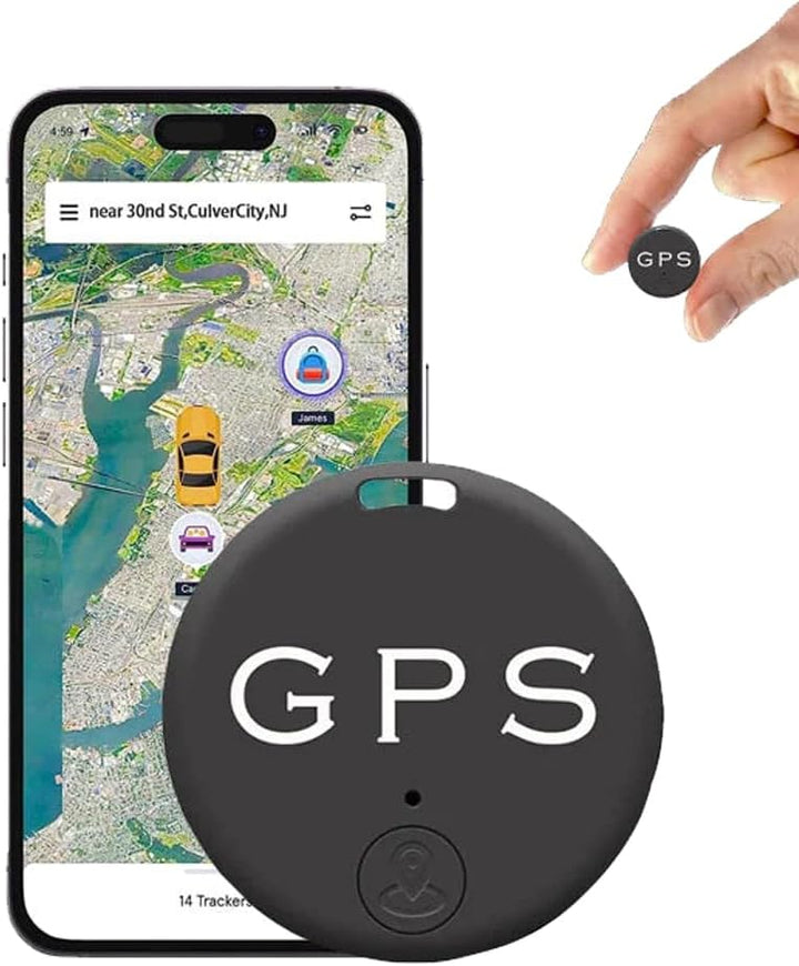 Mini-rastreador GPS magnético | Monitorização em tempo real para objetos, veículos e animais