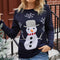 Maglione di Natale pupazzo di neve girocollo inverno - Elara