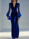 Elegante tuta con maniche in tulle