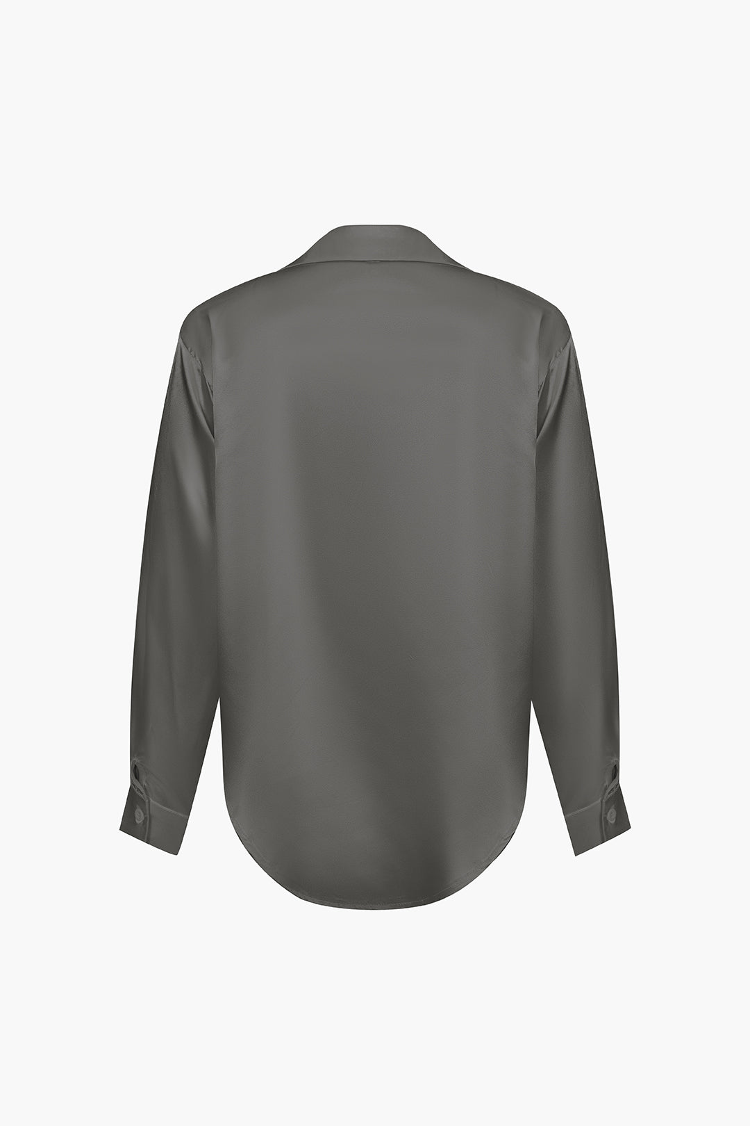 Blusa de satén Lillian para mujer | Camisa elegante de manga larga, corte holgado y diseño atemporal