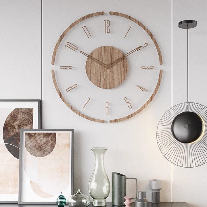 Clou mural nordique | Houten Design & Stil Uurwerk