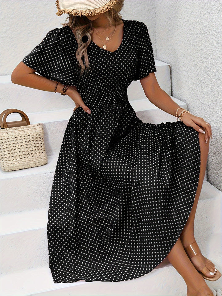 Vestido de verano de lunares | Transpirable y femenino | Perfecto para días soleados