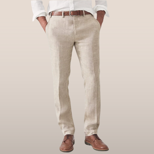 Pantalon de lin respirant pour hommes | Confort et style