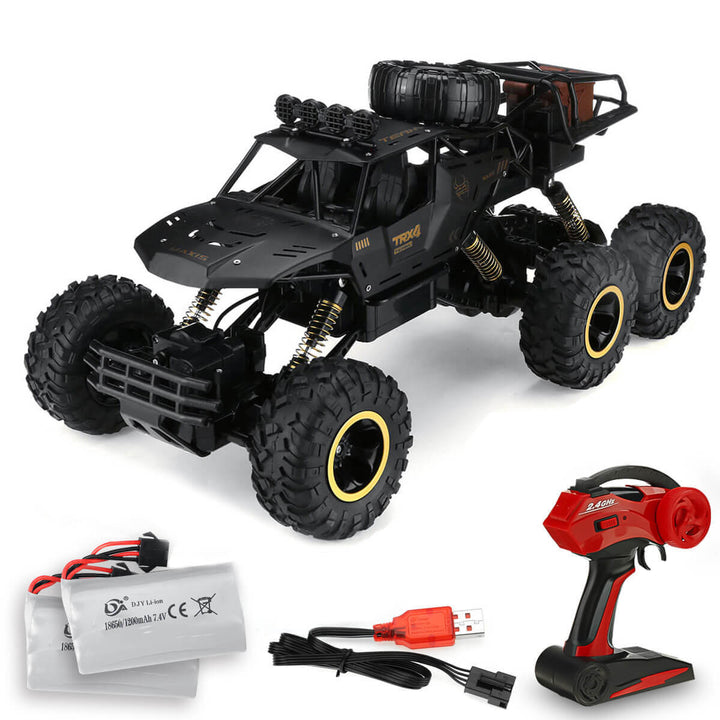 Camion RC TerraX 6 Rodas | Monster Truck 1:12 Todo-Terreno com 52 km/h