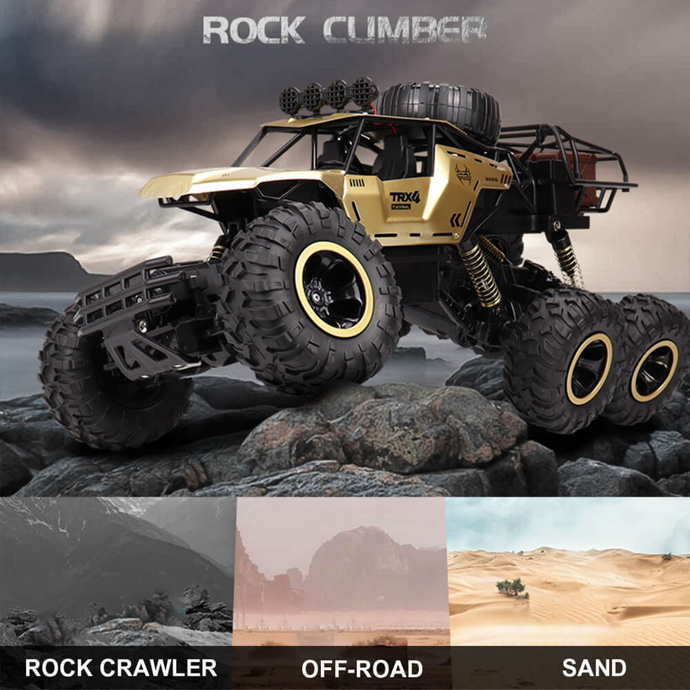 Camion RC TerraX 6 Rodas | Monster Truck 1:12 Todo-Terreno com 52 km/h