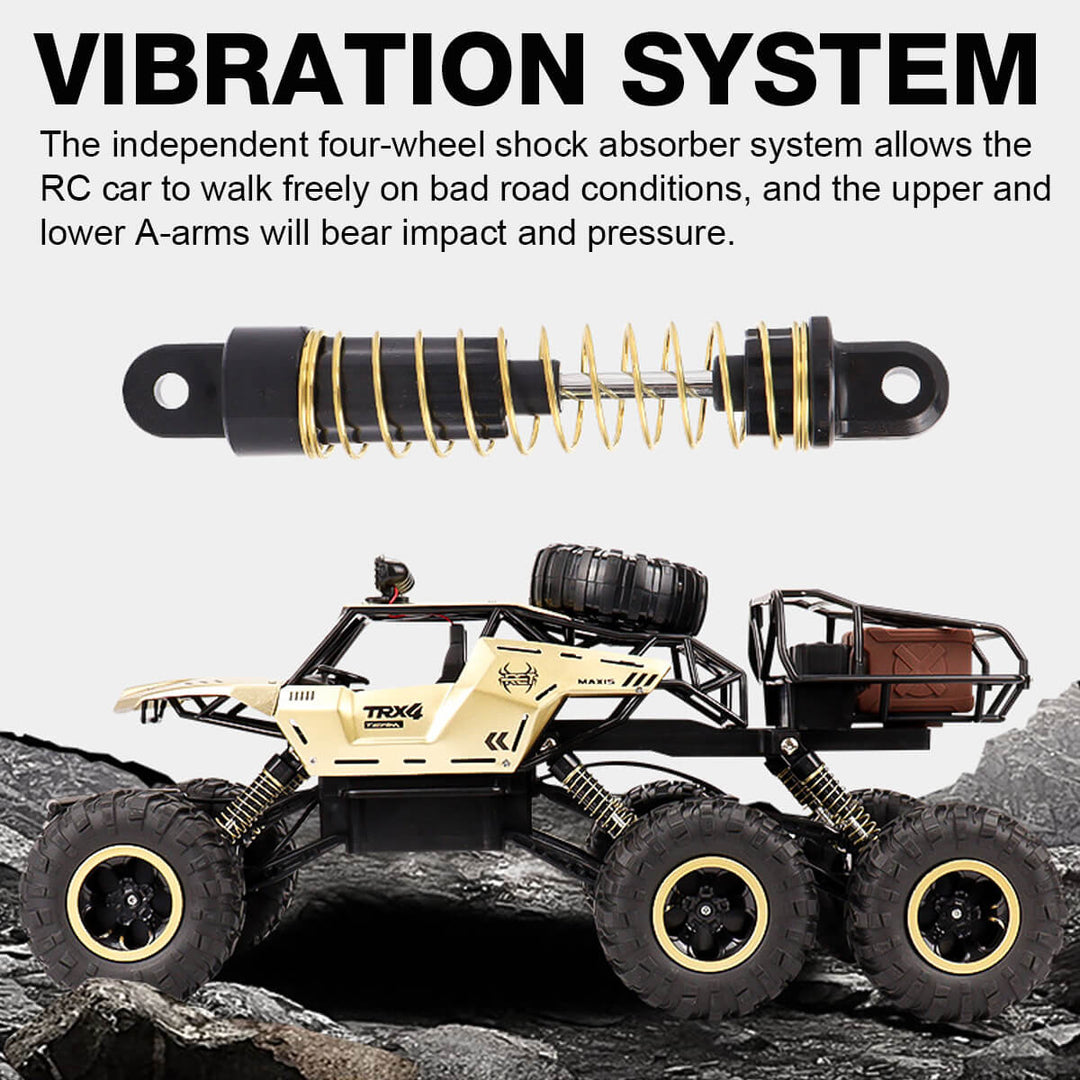 Camion RC TerraX 6 Rodas | Monster Truck 1:12 Todo-Terreno com 52 km/h
