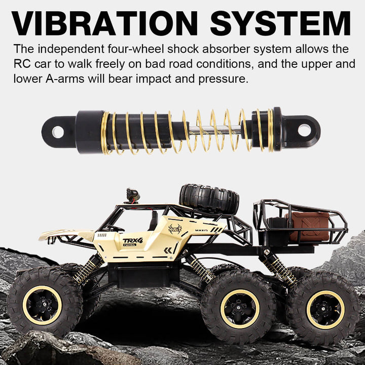 Camion RC TerraX 6 Rodas | Monster Truck 1:12 Todo-Terreno com 52 km/h
