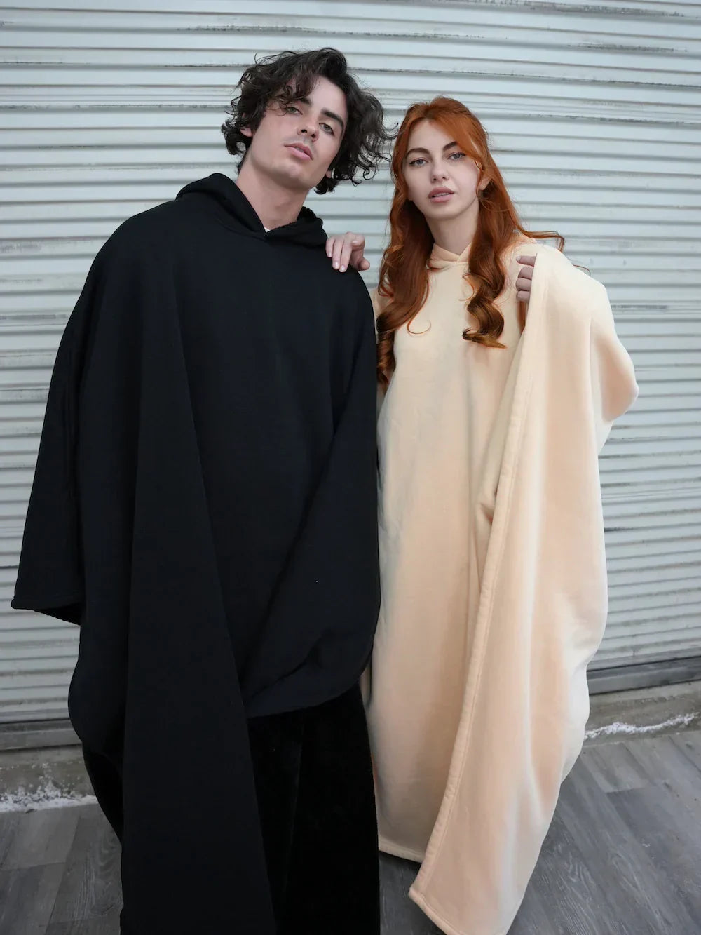 Eden Hoodie Blanket - Sweat à capuche surdimensionné avec tissu soyeux et doublure légère pour un confort ultime