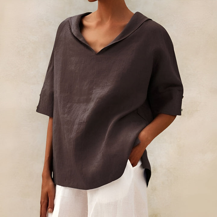 Maricar T-shirt en coton pour femmes avec une coupe flatteuse | Confortable et adapté à la vie quotidienne