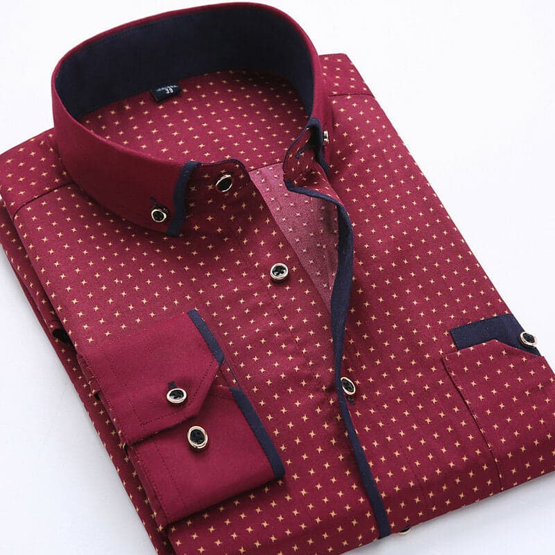 Luca Chemise Homme Élégante | Coupe Ajustée & Détails Sophistiqués