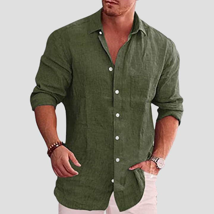 Orphée | Chemise Respirante Lin-Coton