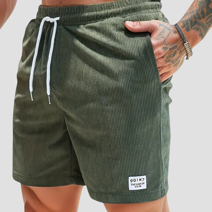 Lubin Short Homme en Velours Côtelé | Confort Estival & Texture Authentique