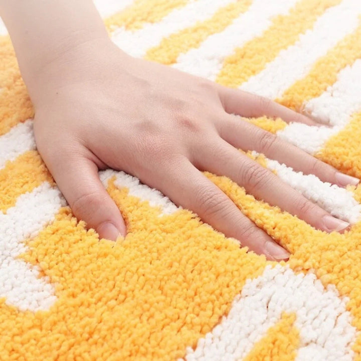 Tapis de Bain Absorbant Antidérapant | Doux, Séchage Rapide et Confortable