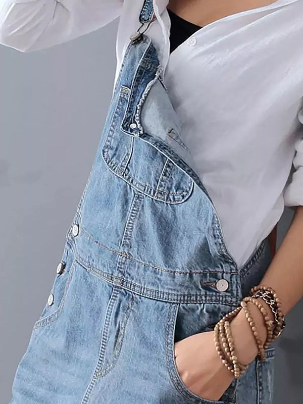 Jhasmine Robe en Jean | Robe Décontractée en Denim avec Détails Vintage
