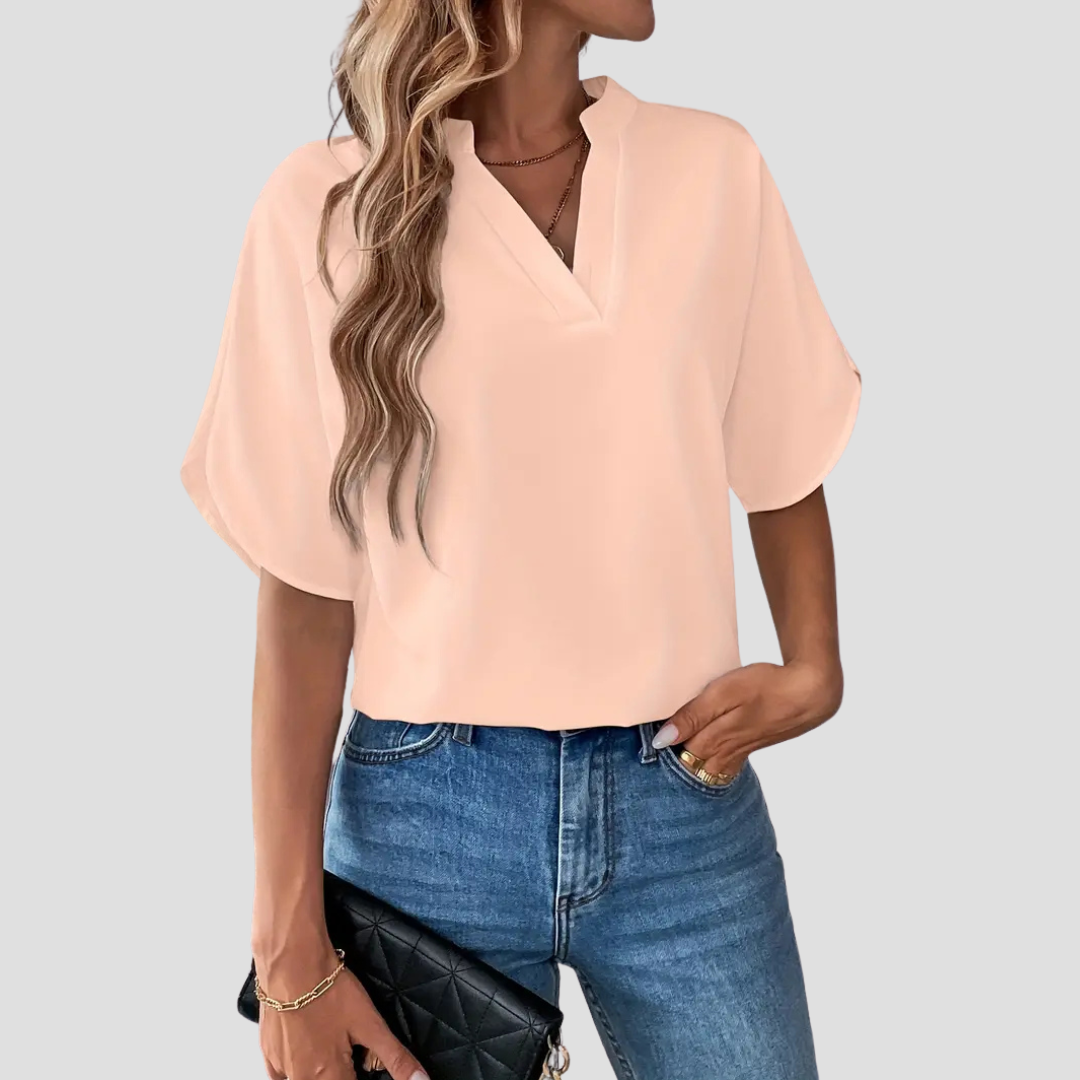 Marie Blouse Décontractée pour Femme | Tissu Léger & Style Estival Naturel