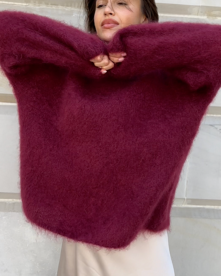 Alice Pull Mohair Douillet pour Femme | Doux & Élégant