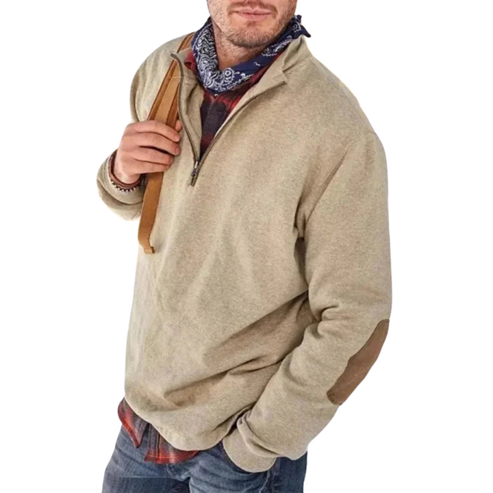Pull semi-zippé Dylan pour homme | Coupe décontractée et détails élégants