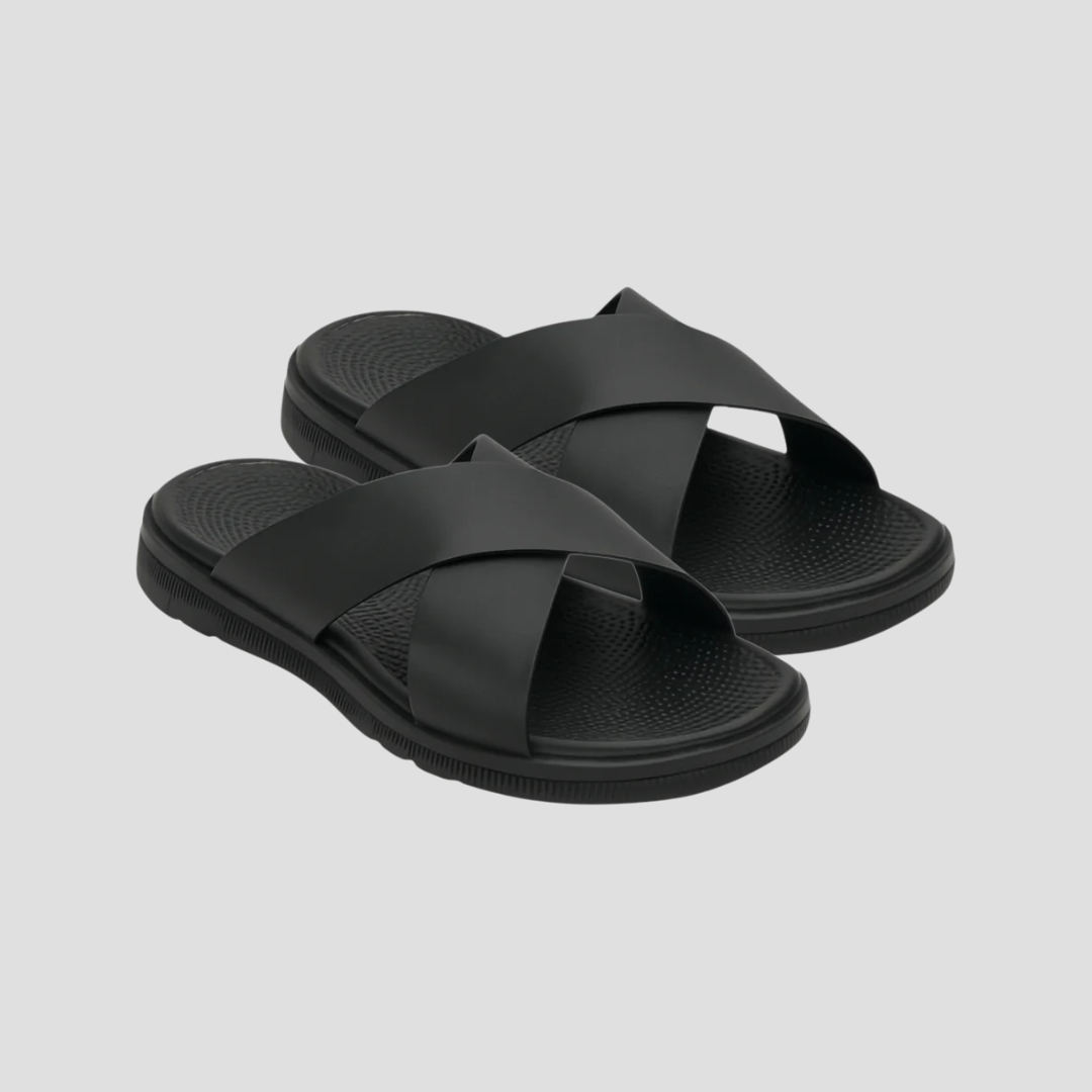 Fidèle Sandales à Bandes Croisées pour Femme | Style Minimaliste & Confort