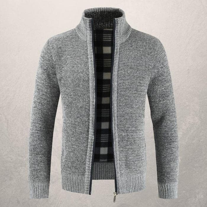 Antoine Cardigan Homme en Tricot Classique | Élégance et Confort avec Fermeture Éclair