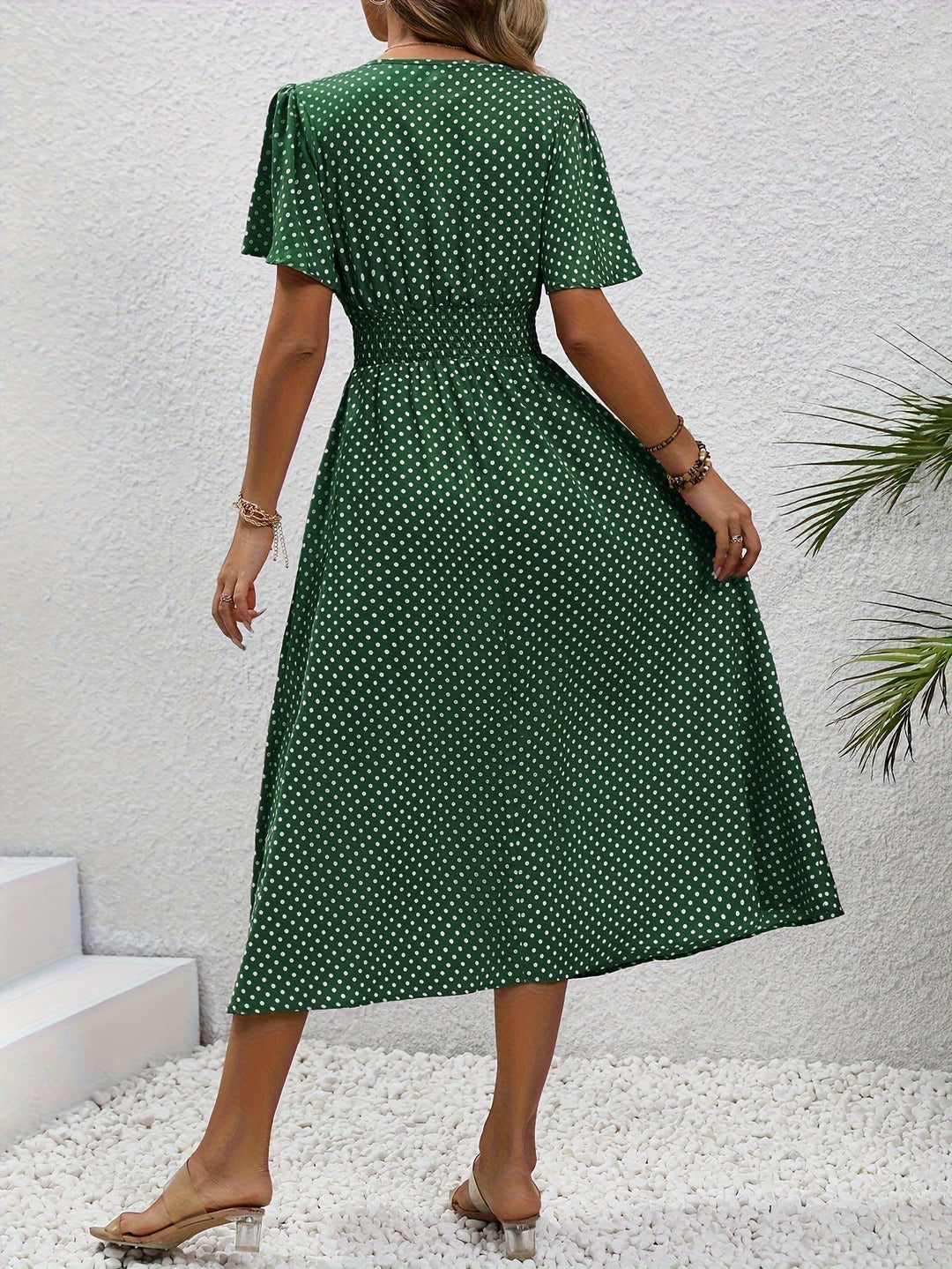 Vestido de verano de lunares | Transpirable y femenino | Perfecto para días soleados
