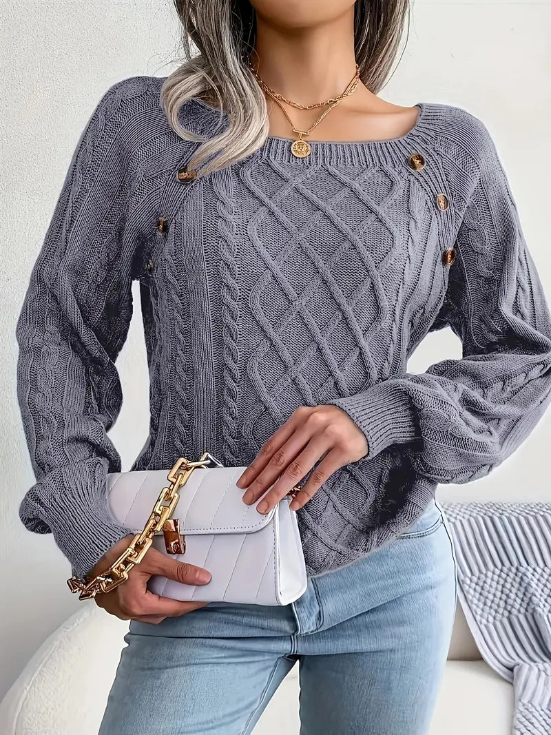 Aldara | Pull élégant pour femme, Polyvalent et confortable, Design raffiné pour une élégance au quotidien