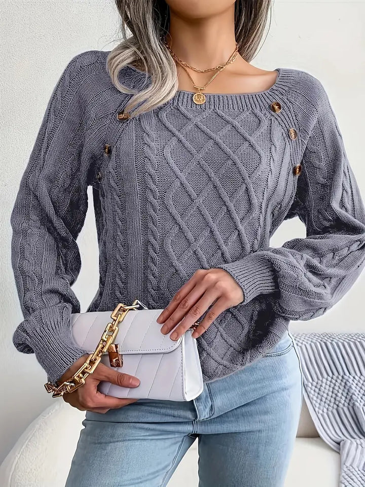 Aldara | Pull élégant pour femme, Polyvalent et confortable, Design raffiné pour une élégance au quotidien