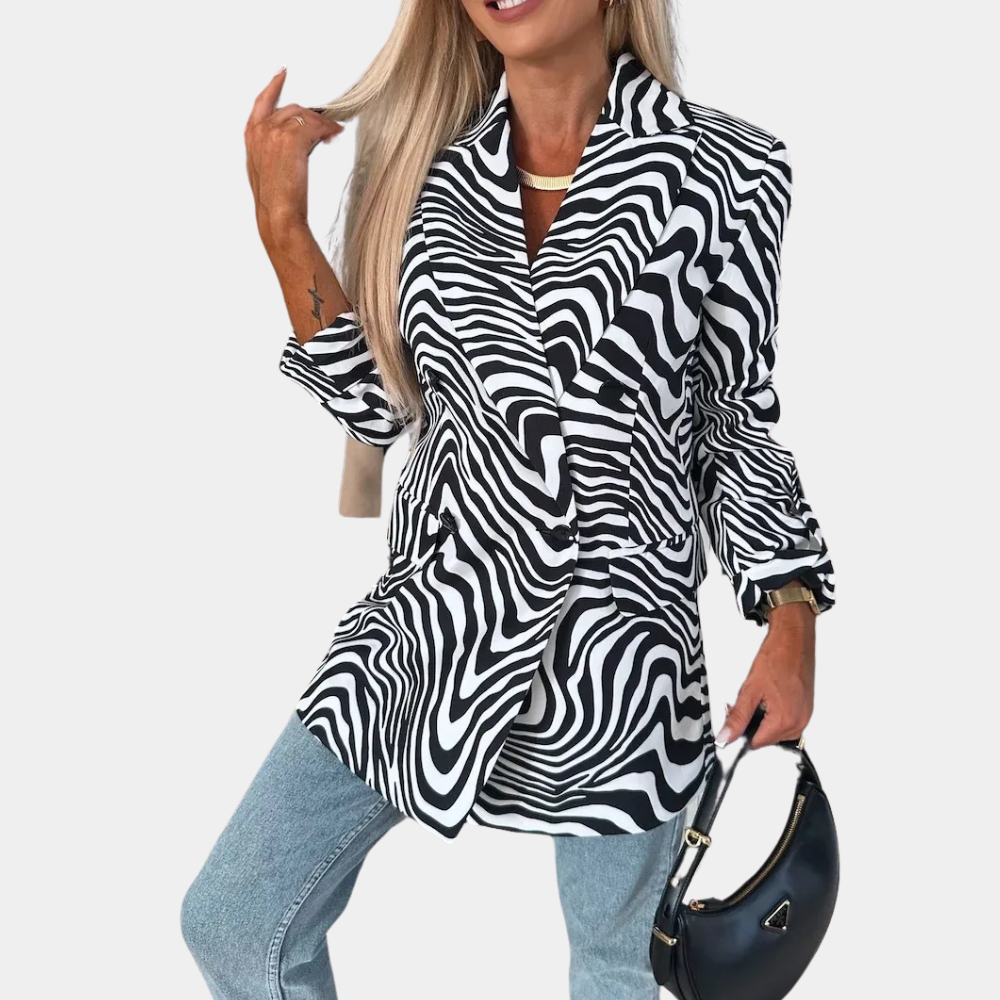 Beryl Blazer Élégant pour Femmes | Coupe Cintrée et Design Remarquable pour des Looks Polyvalents