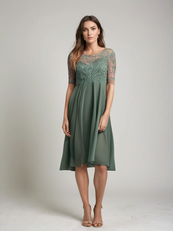 Vestido midi de encaje Jara | Elegancia y comodidad