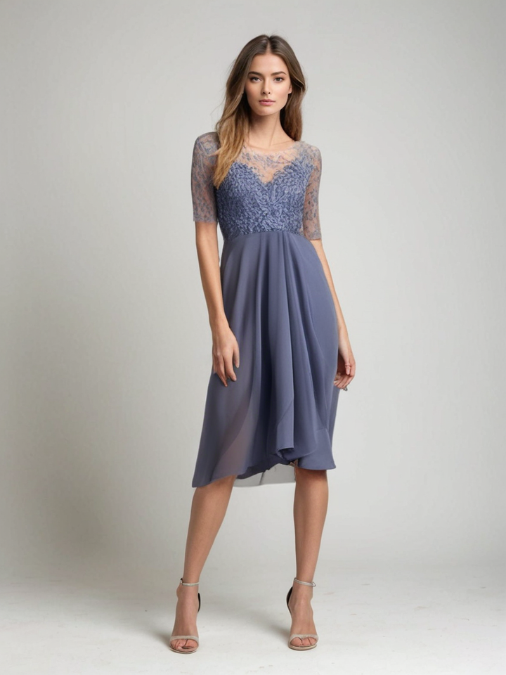 Vestido midi de encaje Jara | Elegancia y comodidad