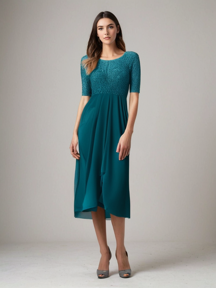 Vestido midi de encaje Jara | Elegancia y comodidad