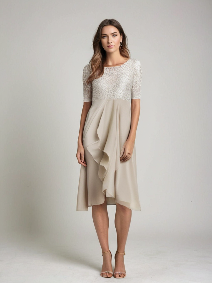 Vestido midi de encaje Jara | Elegancia y comodidad