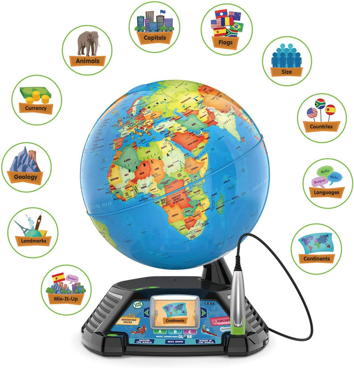 Globo educativo interativo para crianças | Aprendizagem lúdica com ecrã LCD & DocuPen