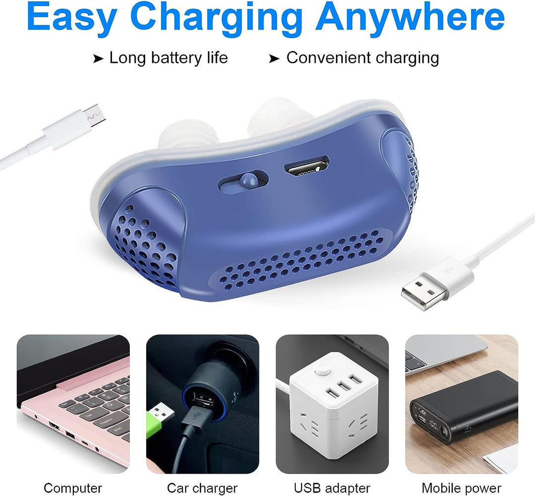 Appareil d'apnée du sommeil Micro CPAP pour le voyage et contre les ronflements - Alternative CPAP