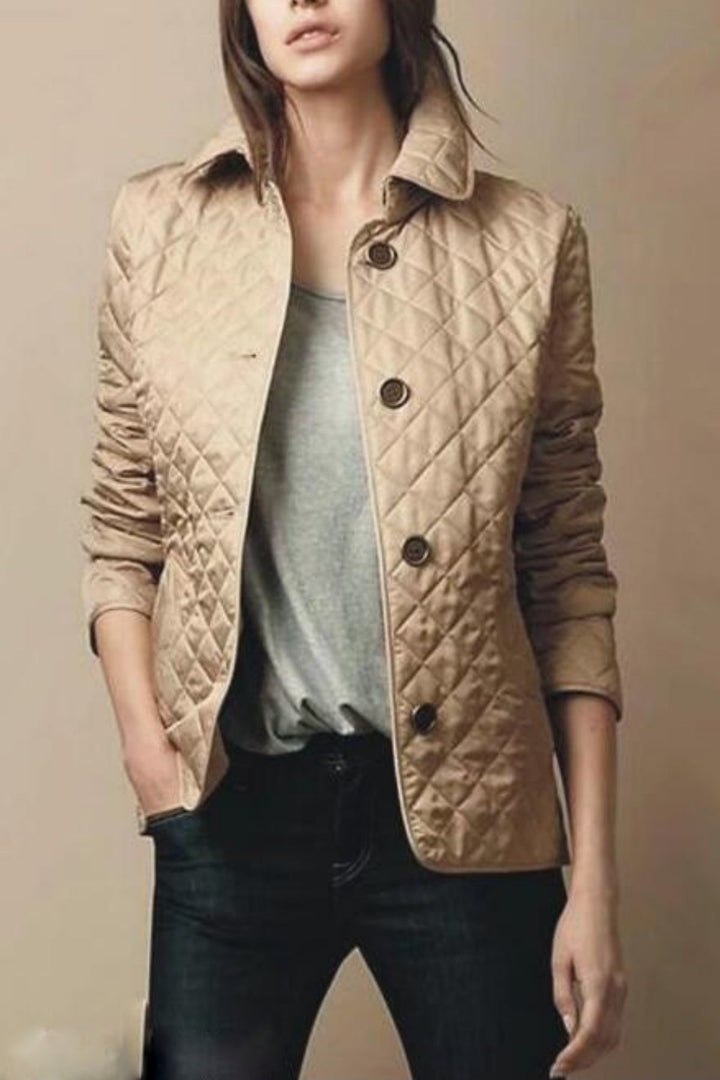 Veste Evie pour femme | Coupe cintrée & mélange soie-coton | Elégant & chaud pour l'hiver