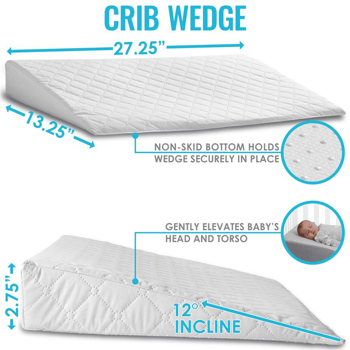 Oreiller universel pour bébé | Matelas de pente pour bébé contre le reflux et le nez bouché