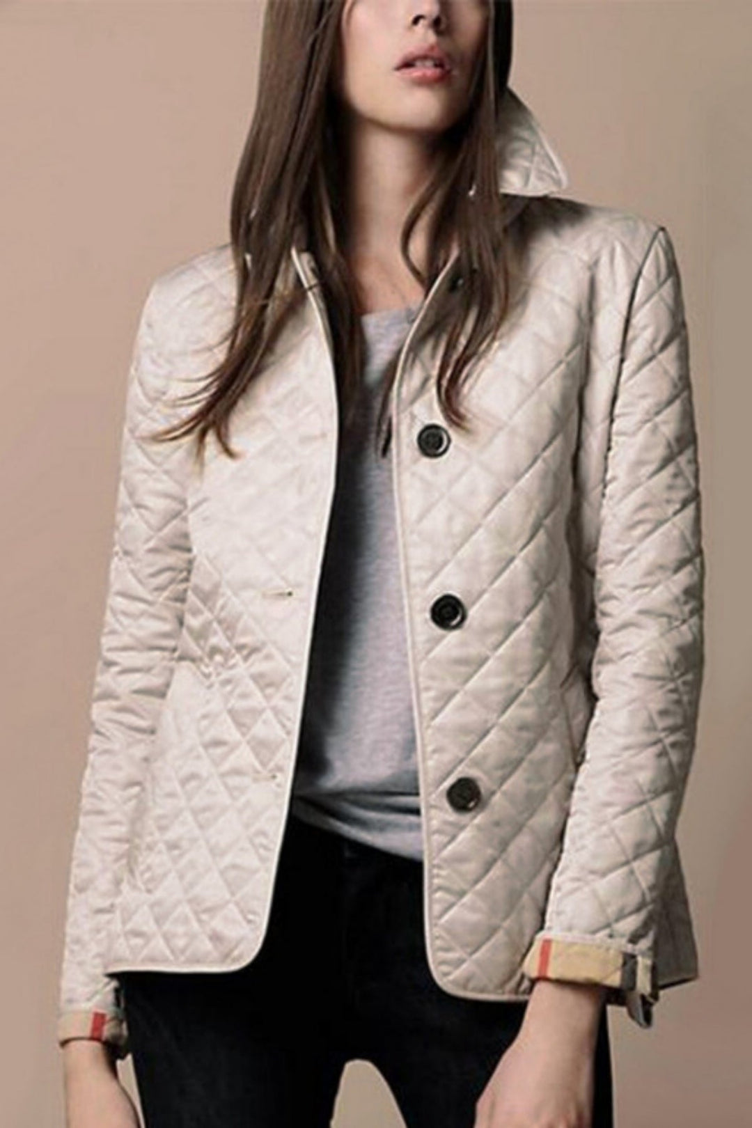 Veste Evie pour femme | Coupe cintrée & mélange soie-coton | Elégant & chaud pour l'hiver