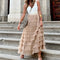 Maxi-jupe longue à volants | Taille haute Silhouette romantique et fluide
