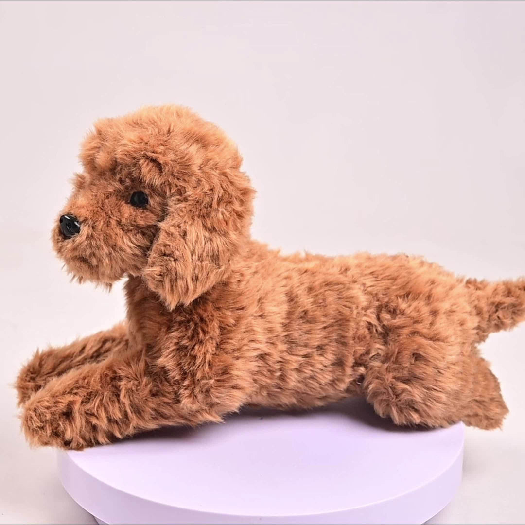 Peluche Teddy Dog Réaliste et Doux | Jouet Câlin pour Enfants & Cadeaux