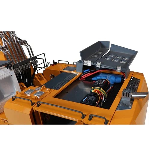 Pelleteuse RC télécommandée | Rotation 360° & jeu réaliste pour intérieur/extérieur