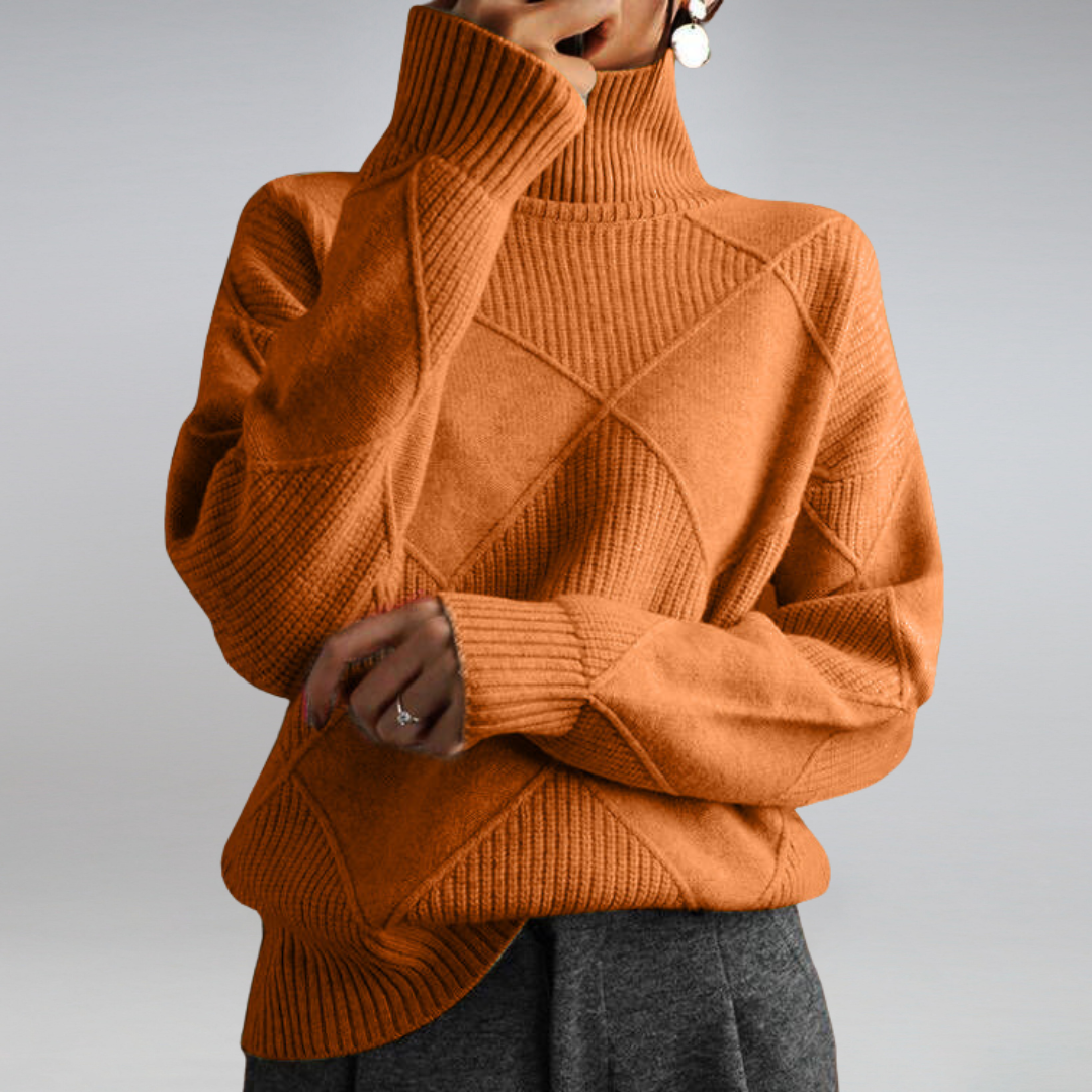 Jersey à col roulé en cachemire pour femmes Cozy Cashmere | Élégance et Confort à Chaque Fil
