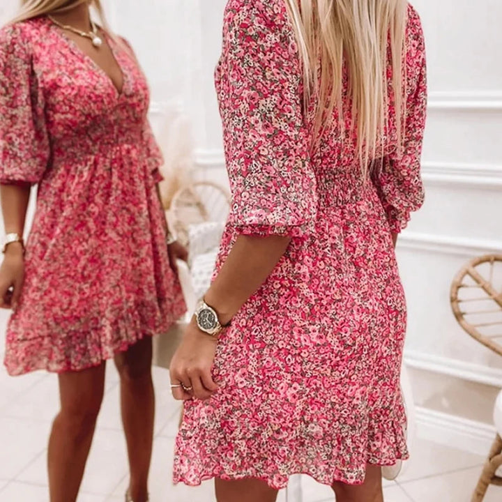 Laureen | Robe Confortable à Imprimé Floral pour Femme | Élégance et Confort pour l'Été