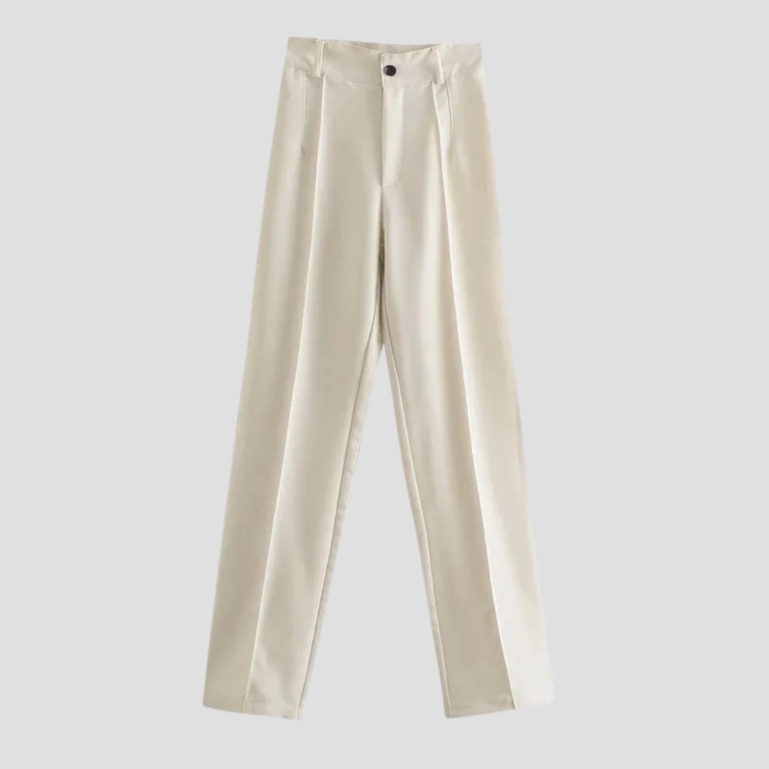Béatrice Pantalon Taille Haute | Silhouette Épurée & Élégance Intemporelle
