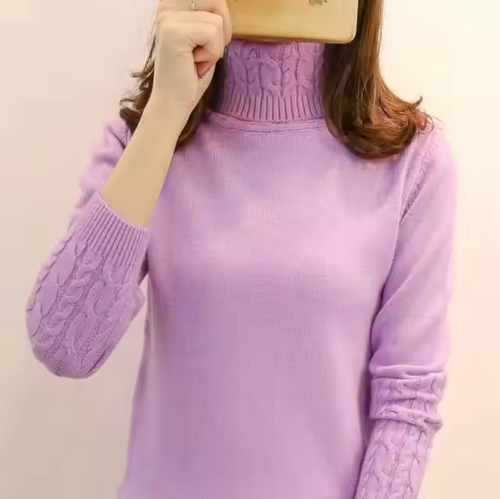 Althea Pull en Laine à Col Roulé pour Femme | Chaleur et Élégance Intemporelle